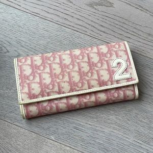 Vintage Dior vinyl wallet